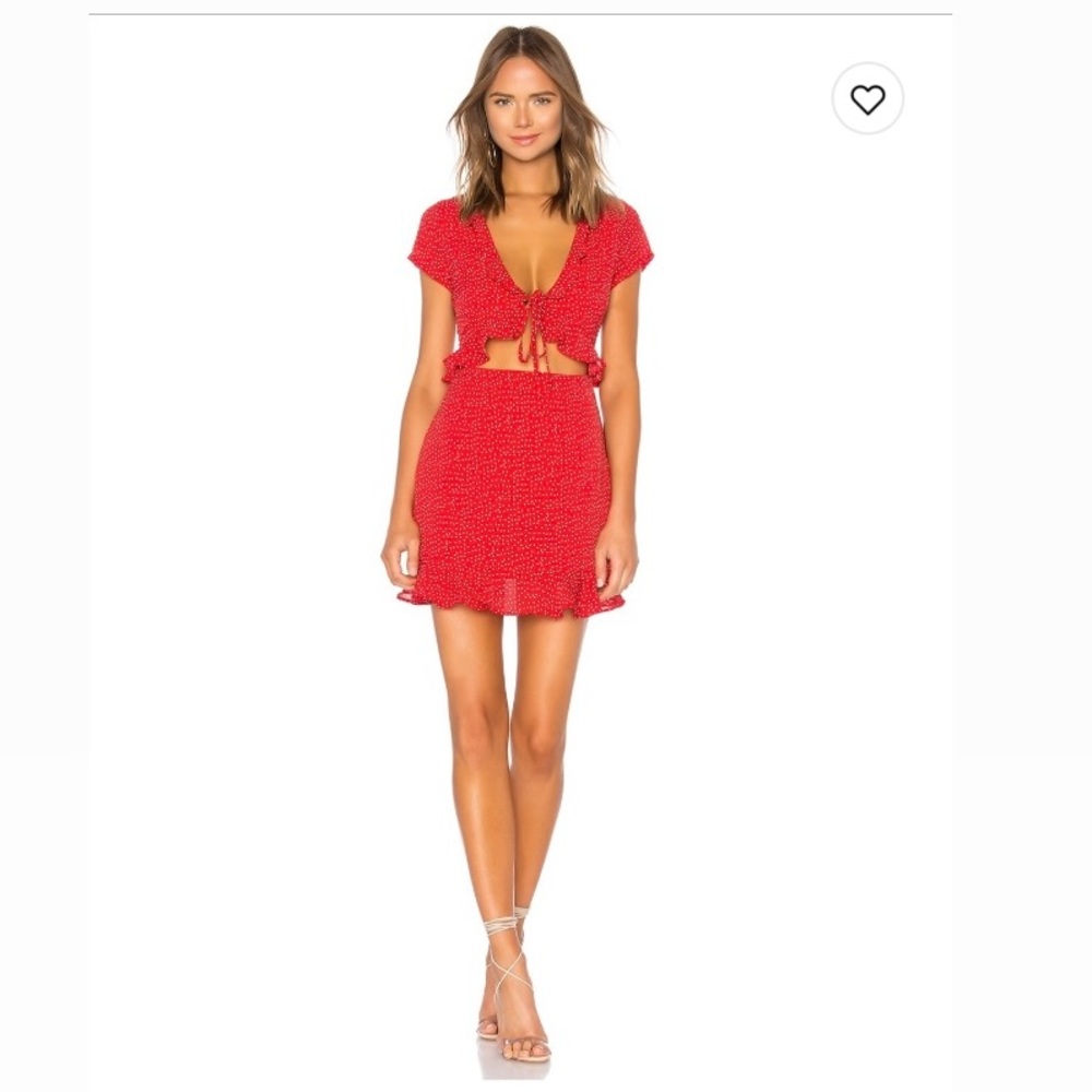 Mercy Polka Dot Dress (S) by Superdown on Revolve